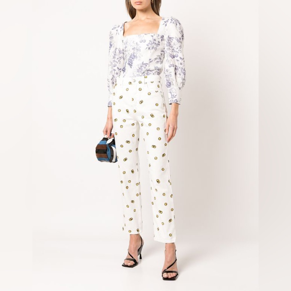 NWOT Reformation Mixed Emotions high-rise straight jeans